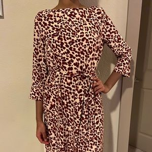 Brand new beautiful giraffe print dress.